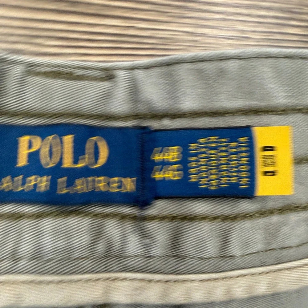Polo Ralph Lauren Mens Size 44B Cargo Shorts Green Cotton Utility NWT